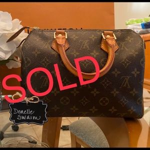 Authentic Louis Vuitton LV Speedy 25